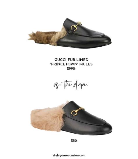 gucci fur lined mules dupe|gucci horsebit loafer dupe.